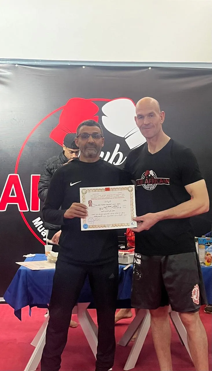 Remise de diplôme technique au club